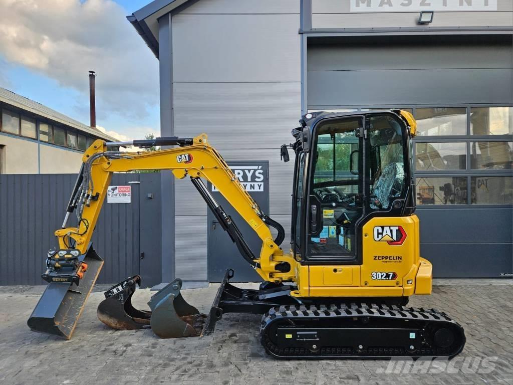 CAT 302.7 CR Mini ekskavatörler, 7 tona dek