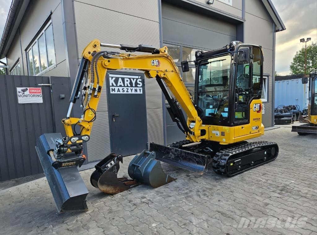CAT 302.7 CR Mini ekskavatörler, 7 tona dek