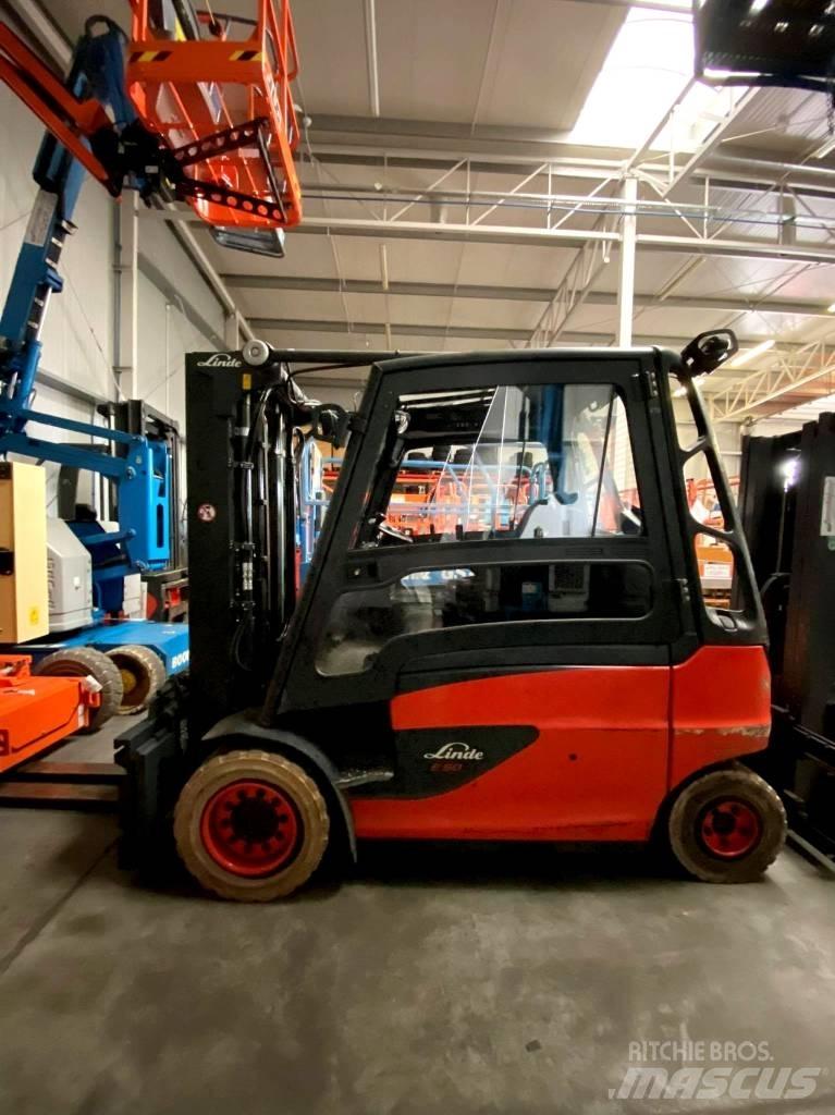Linde E 50 Elektrikli forkliftler
