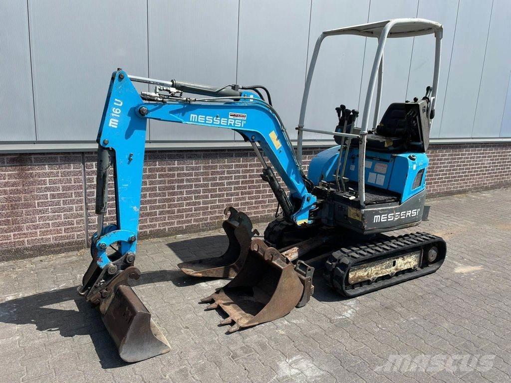 Messersi M-16U Mini ekskavatörler, 7 tona dek