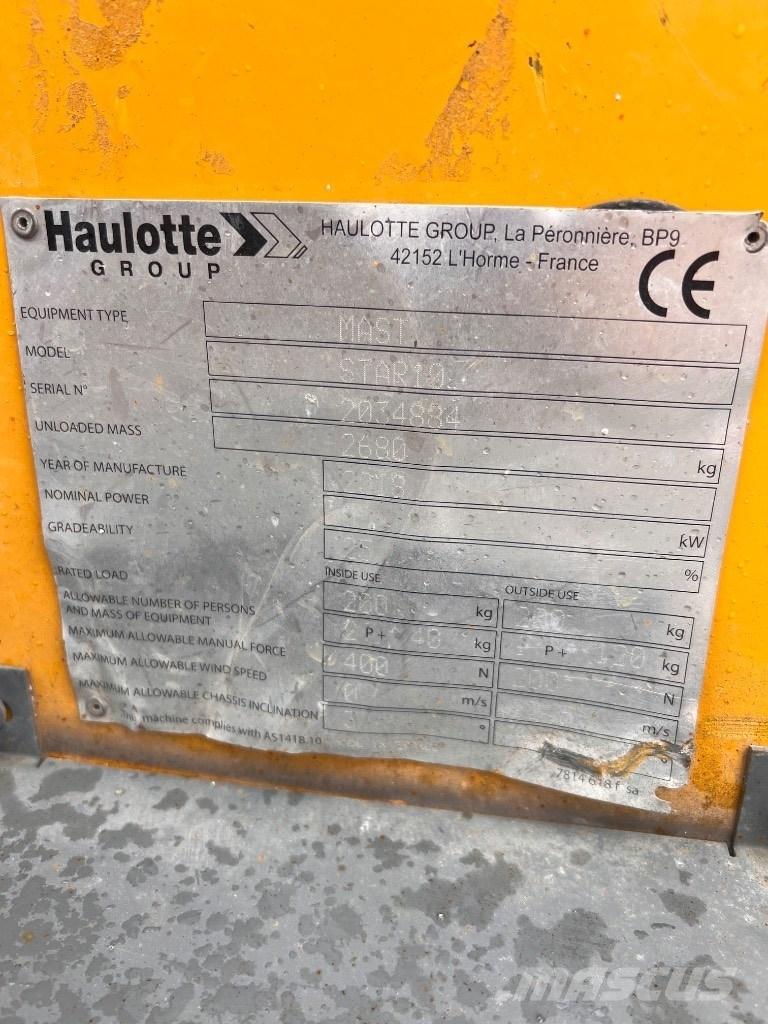 Haulotte Star 10 Teleskopik personel platformları