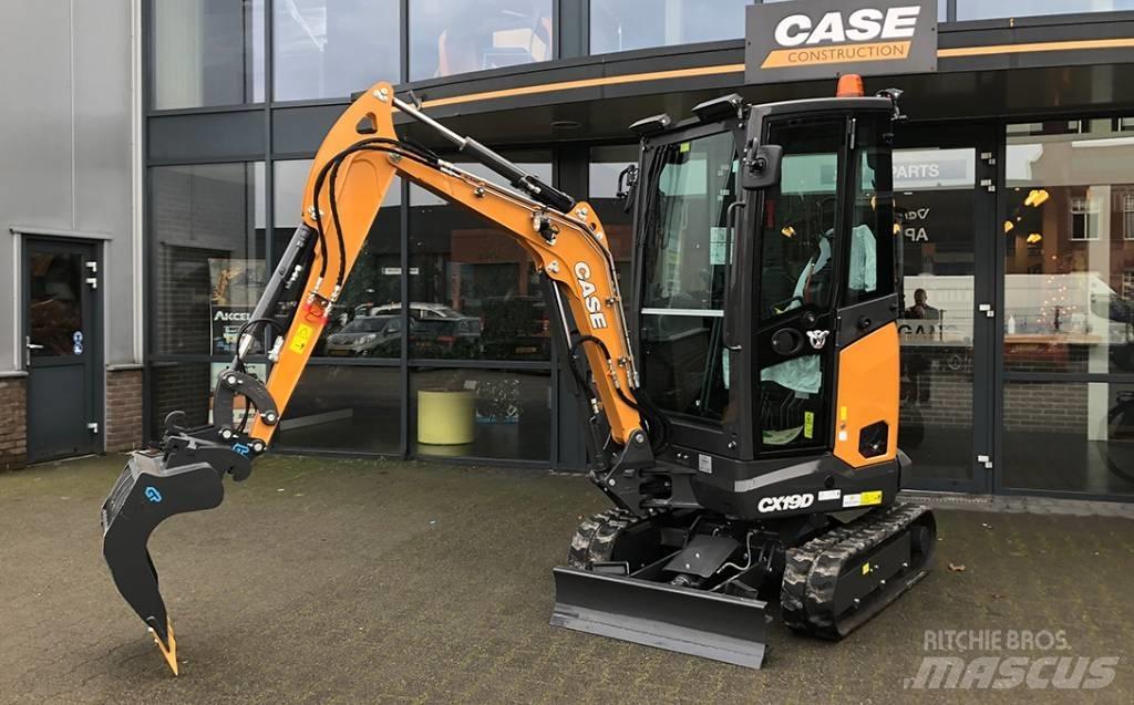 CASE CX 19 D Mini ekskavatörler, 7 tona dek