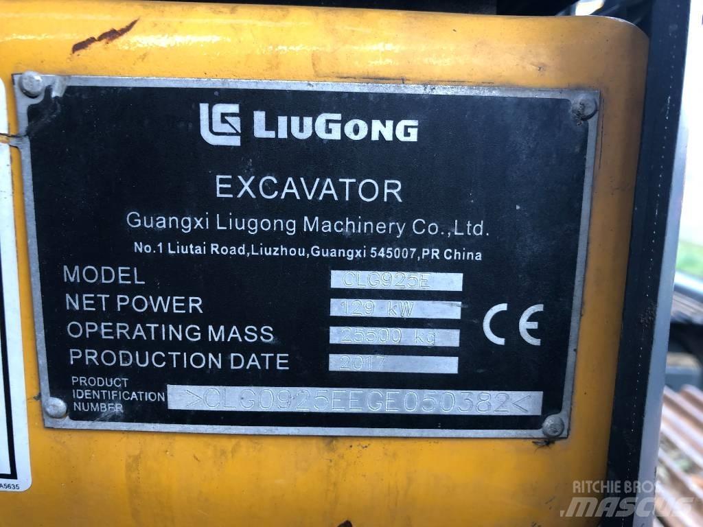 LiuGong 925E Paletli ekskavatörler
