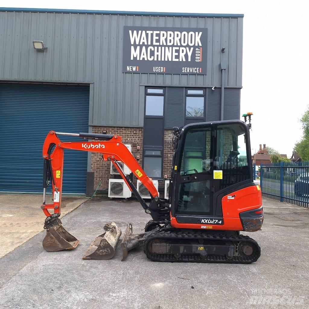 Kubota KX 027-4 Mini ekskavatörler, 7 tona dek