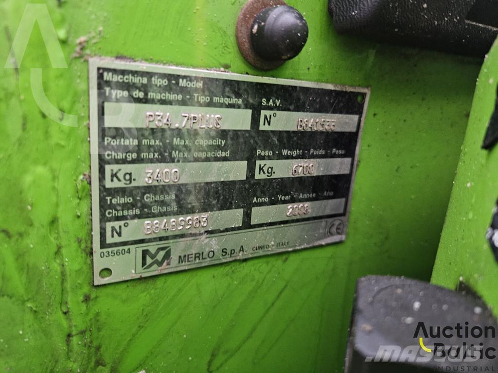 Merlo P 34.7 Teleskopik yükleyiciler