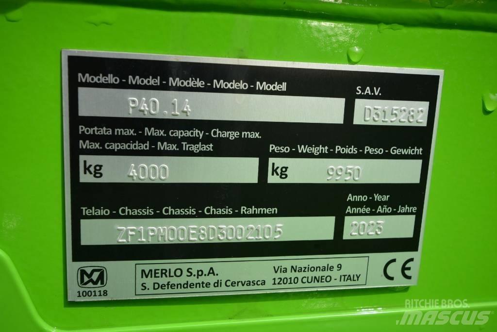 Merlo 40.14 Teleskopik yükleyiciler