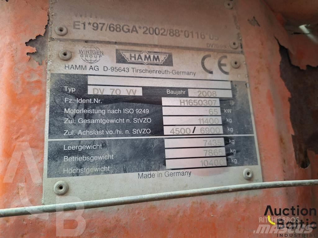 Hamm DV 70 VV Diğer silindirler