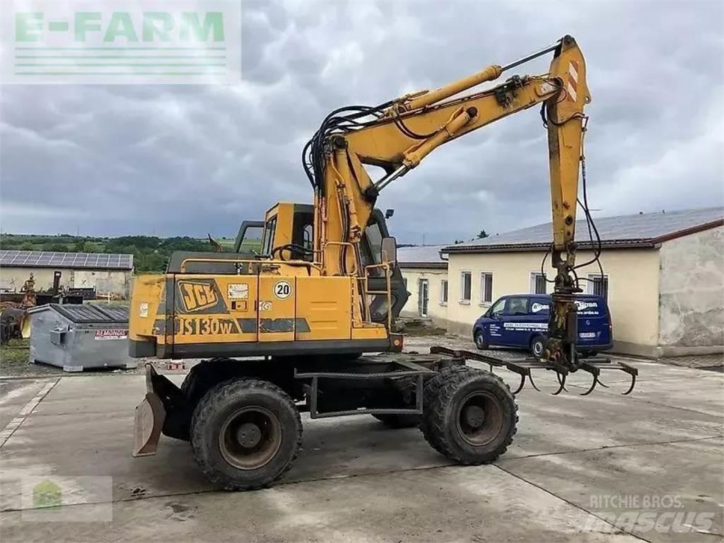 JCB js 130 w Lastik tekerli ekskavatörler