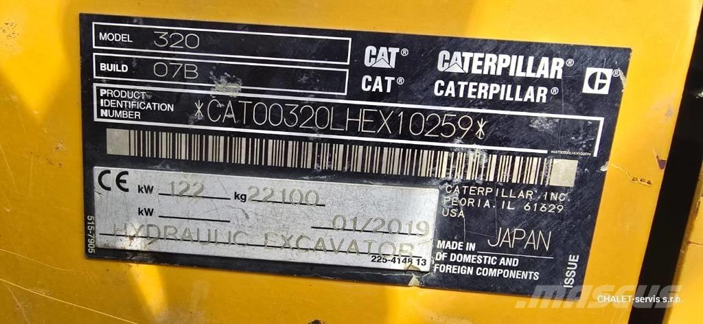 CAT 320 Paletli ekskavatörler