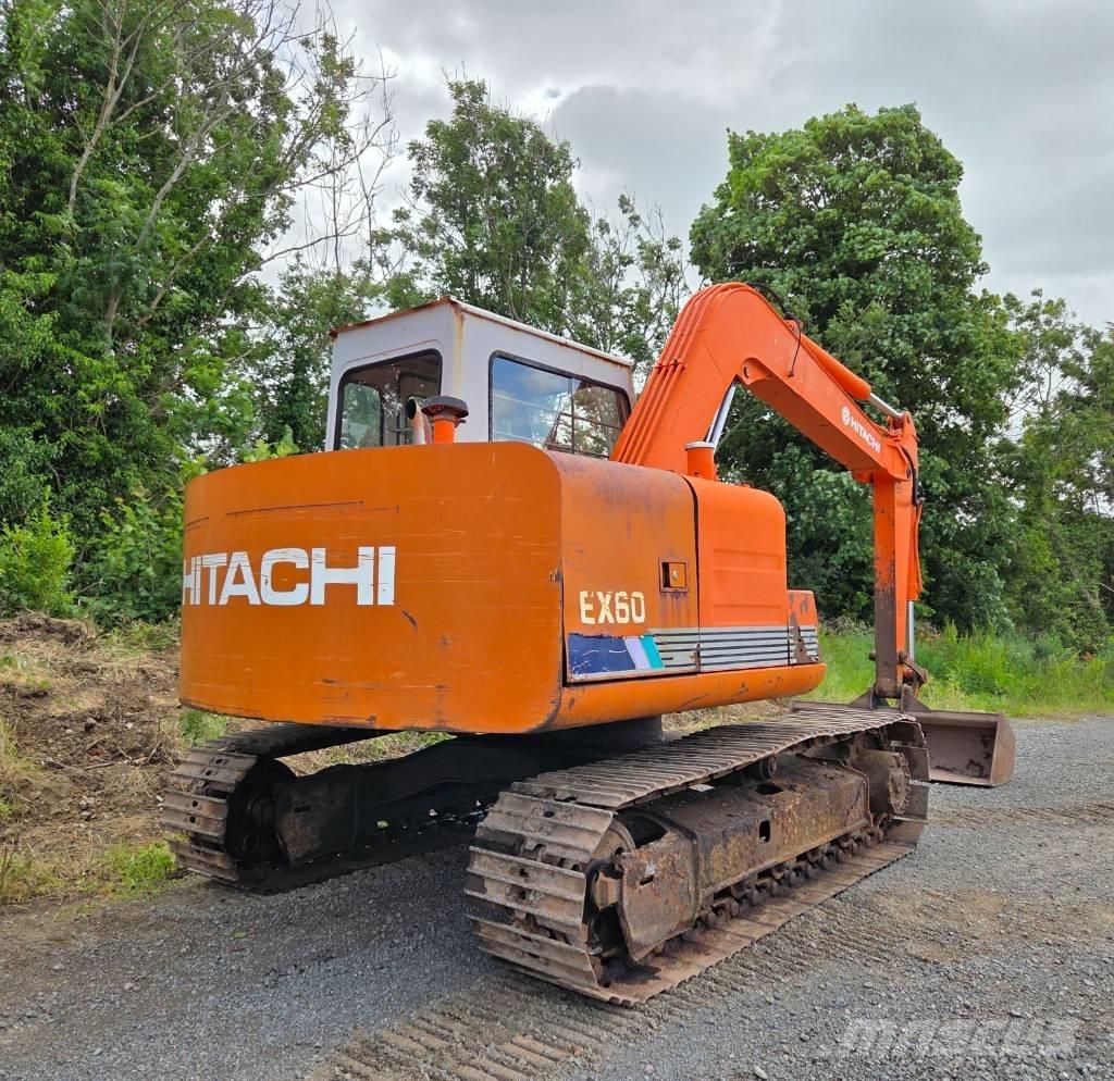 Hitachi EX 60-1 Mini ekskavatörler, 7 tona dek
