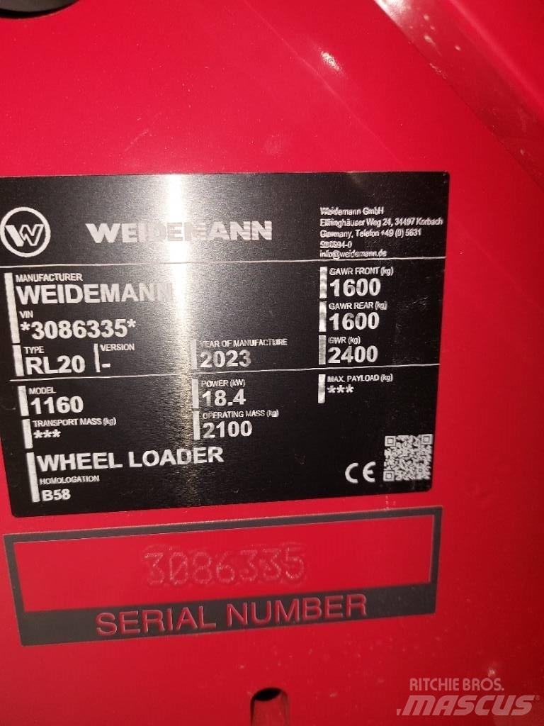 Weidemann 1160 Çok amaçlı yükleyiciler