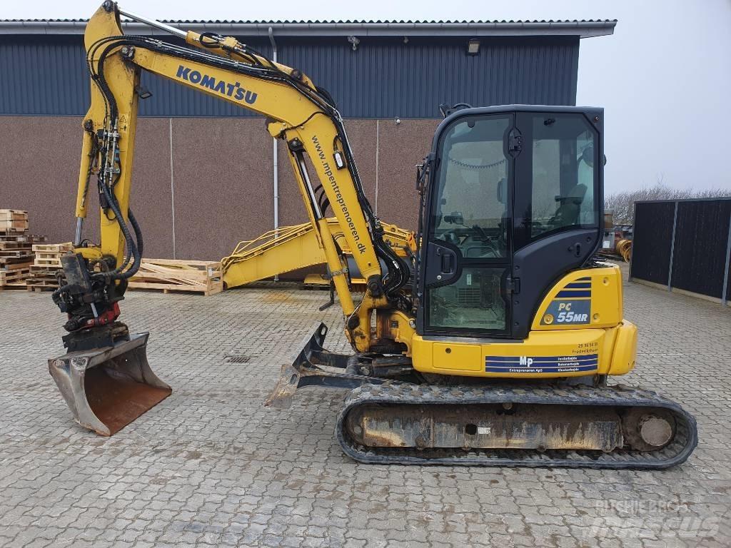 Komatsu PC55MR5 Mini ekskavatörler, 7 tona dek