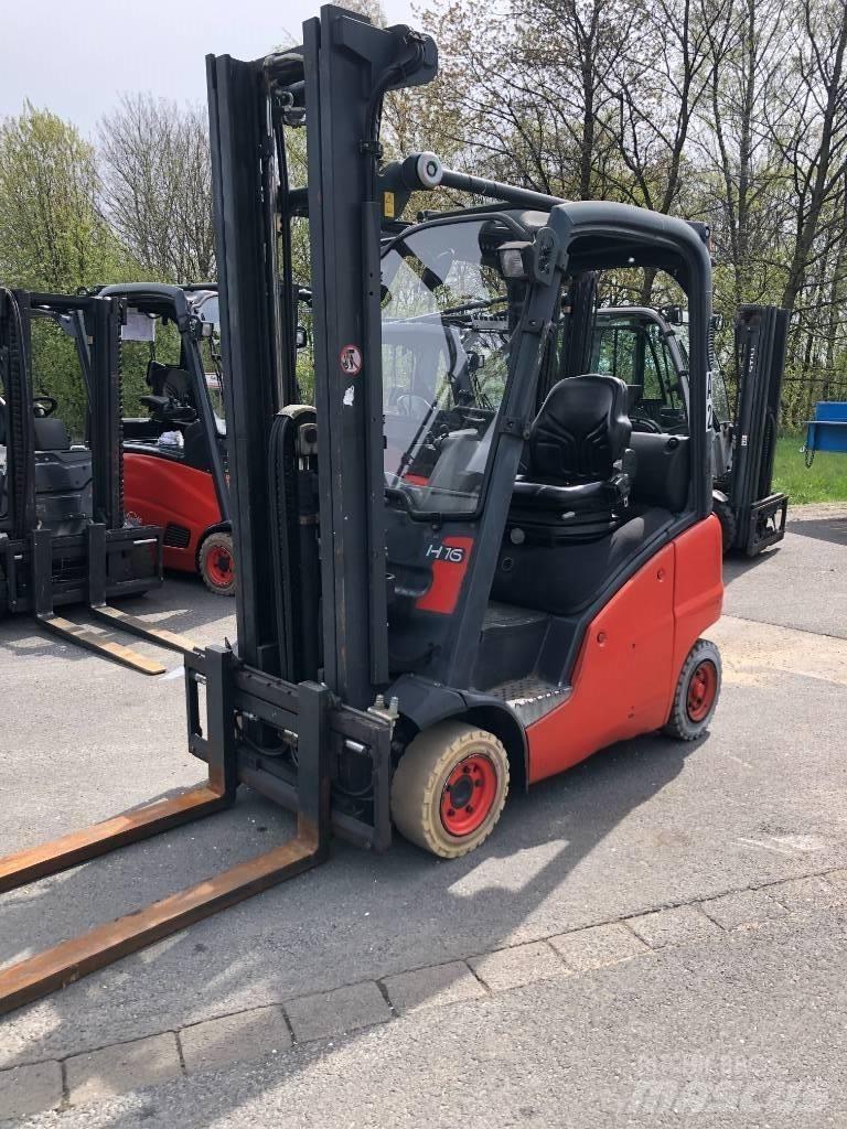 Linde H 16 T -01 LPG'li forkliftler
