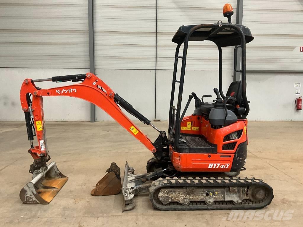 Kubota U 17-3 A Mini ekskavatörler, 7 tona dek