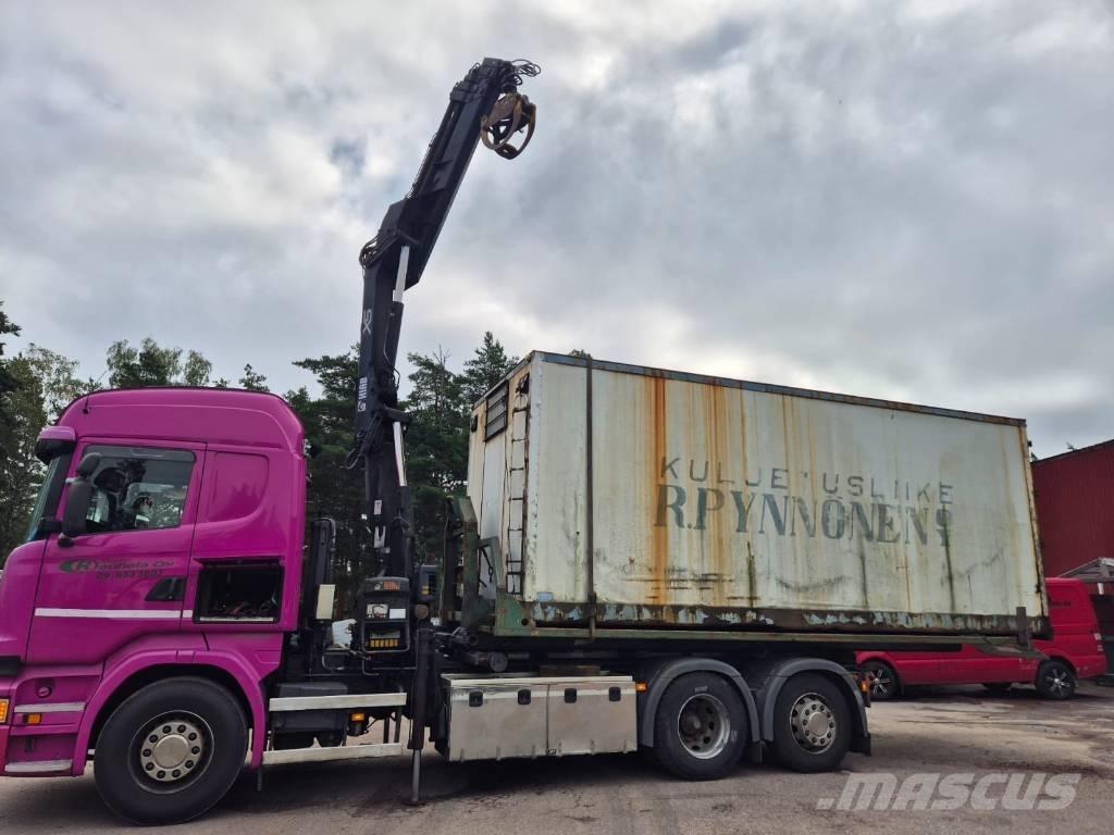 Scania R 410 Araç üzeri vinçler