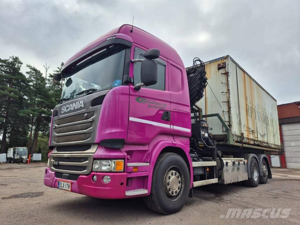 Scania R 410 Araç üzeri vinçler