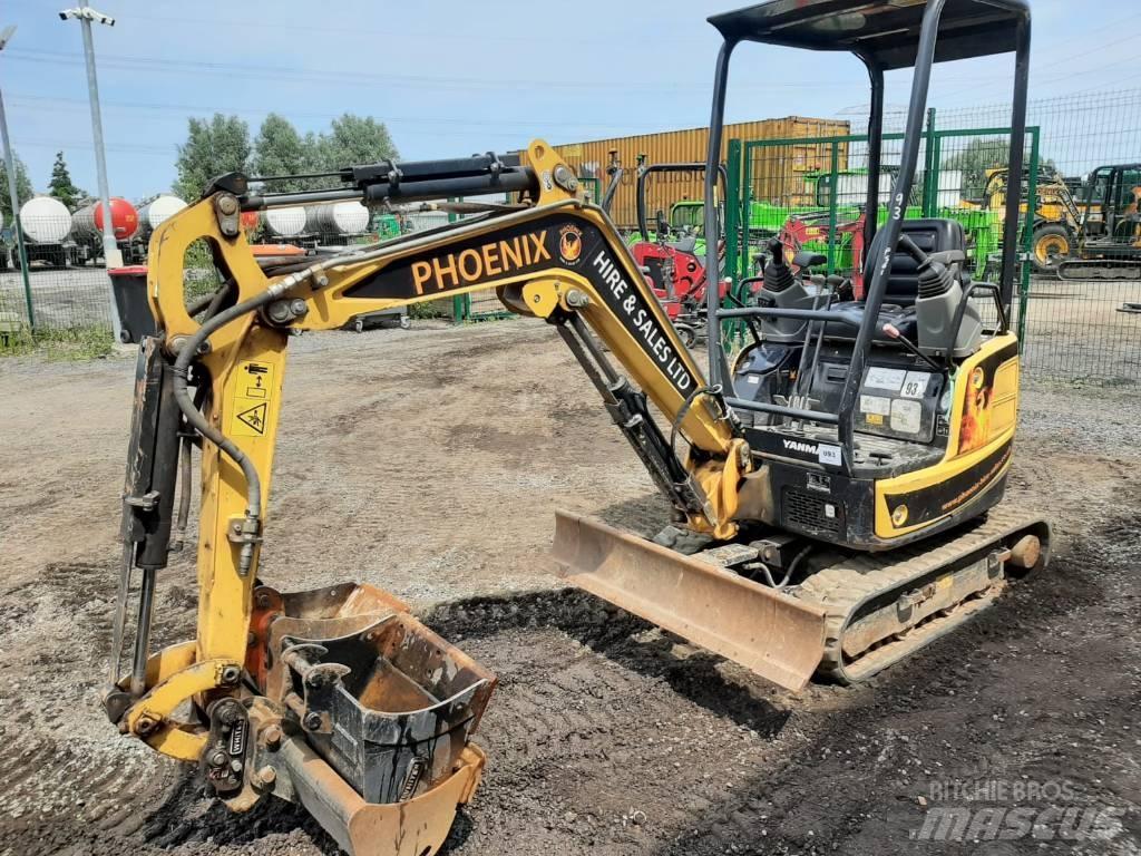 Yanmar Vio 17 Mini ekskavatörler, 7 tona dek