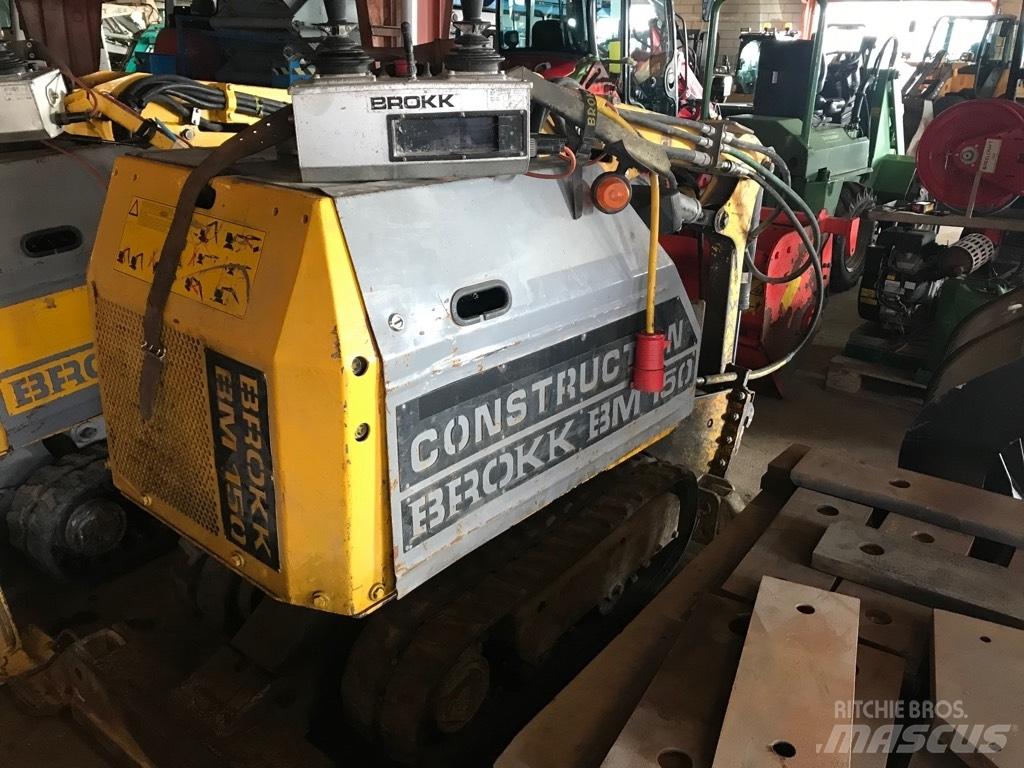 Brokk BM150E Mini ekskavatörler, 7 tona dek