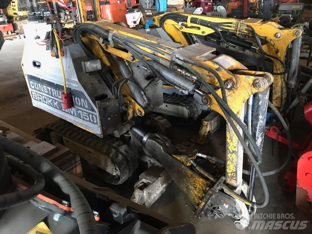 Brokk BM150E Mini ekskavatörler, 7 tona dek