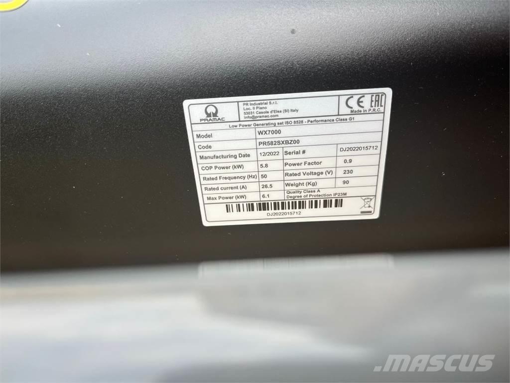 Pramac WX7000 Diğer Jeneratörler