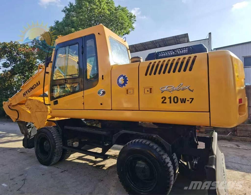 Hyundai r210w-7 Lastik tekerli ekskavatörler