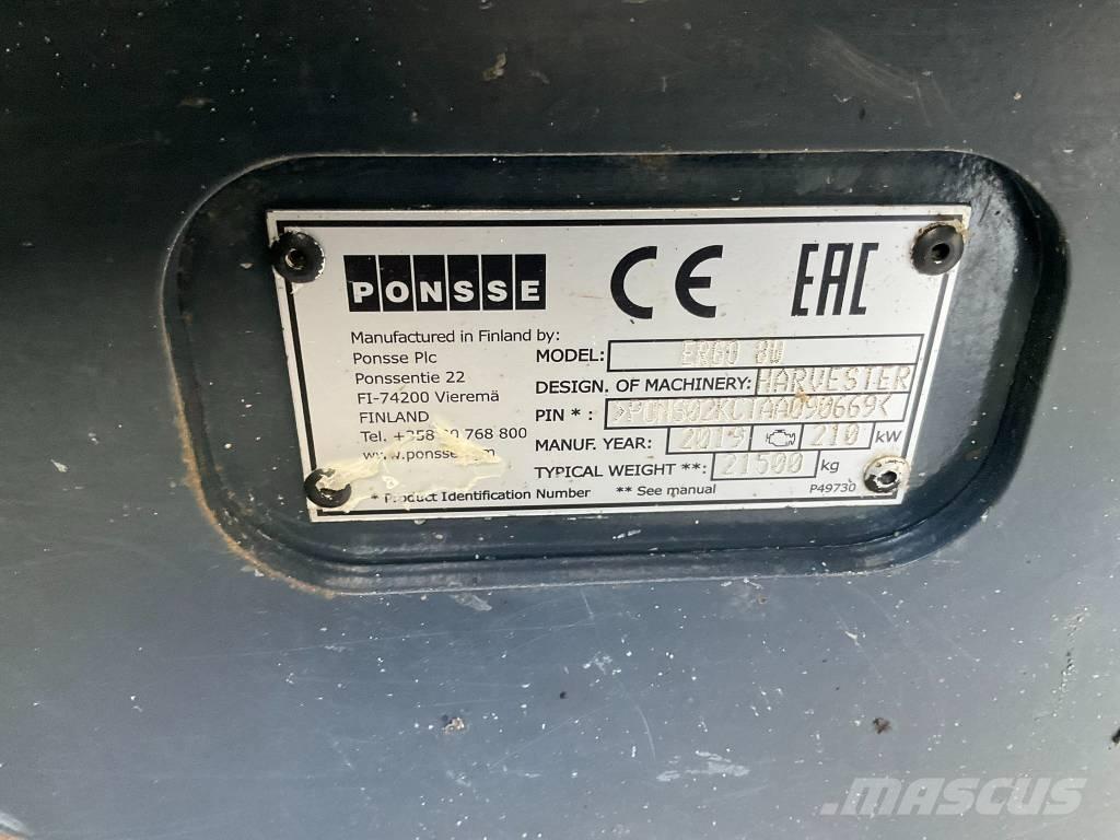 Ponsse ERGO 8W Biçerdöverler