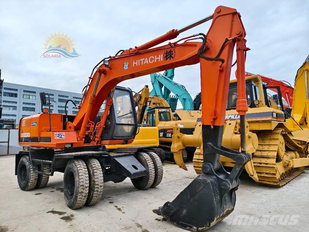 Hitachi EX 100 W D Lastik tekerli ekskavatörler