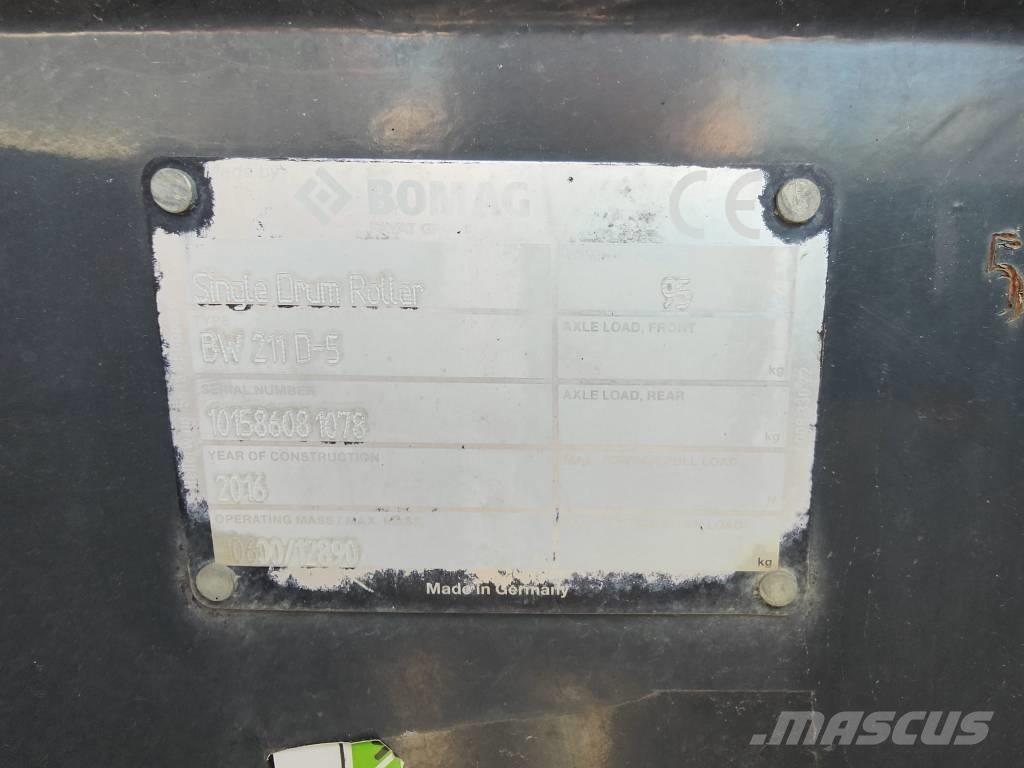 Bomag BW 211 D-50 Pnömatik lastikli silindirler