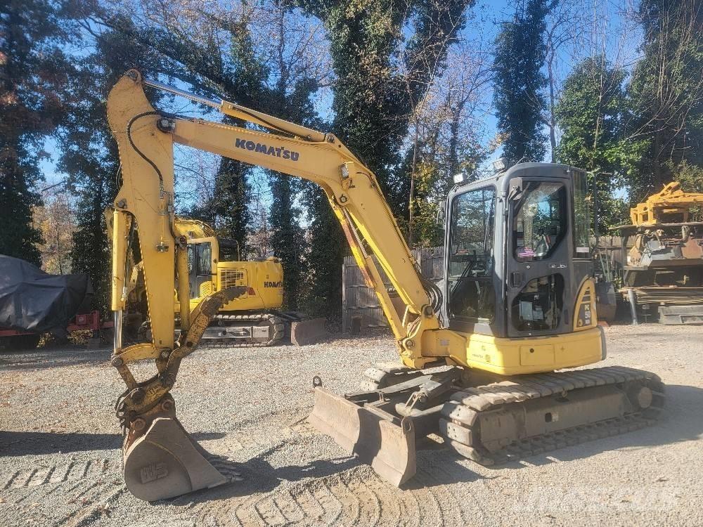 Komatsu PC 50 MR Mini ekskavatörler, 7 tona dek