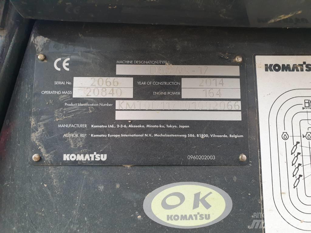 Komatsu D 65 WX-17 Paletli dozerler