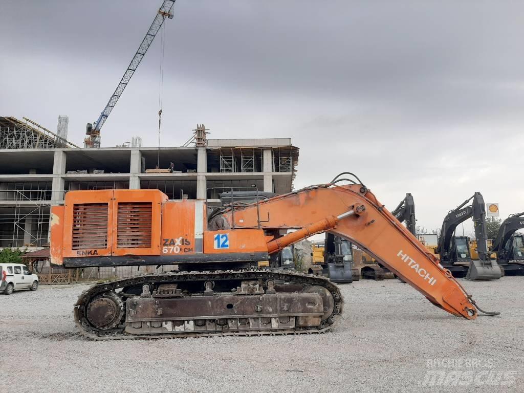 Hitachi ZX 670 LC H Paletli ekskavatörler
