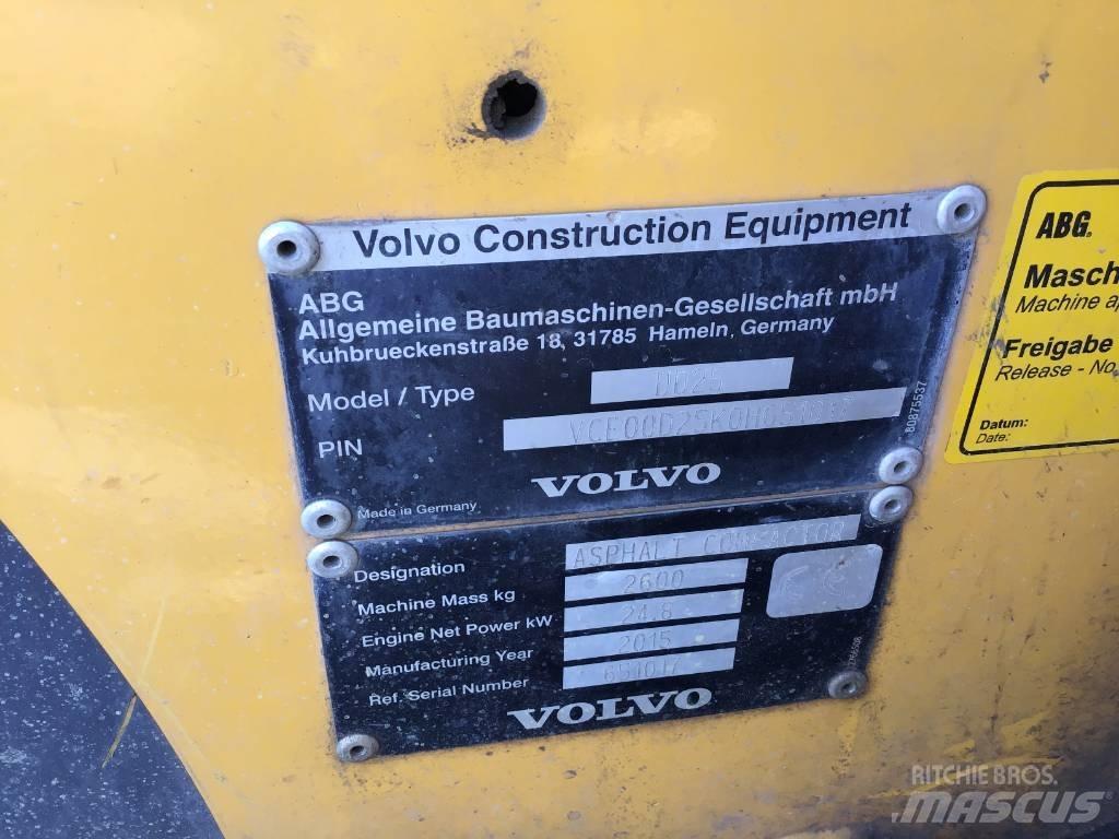 Volvo DD 25 Çift tamburlu silindirler
