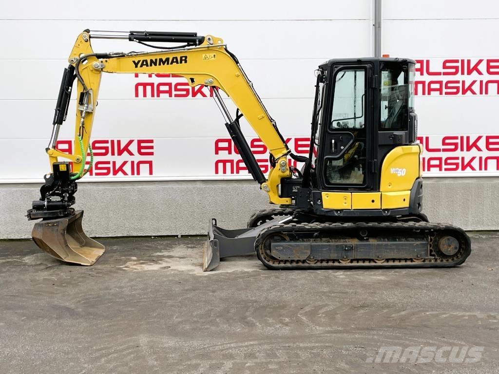 Yanmar Vio 50 Mini ekskavatörler, 7 tona dek