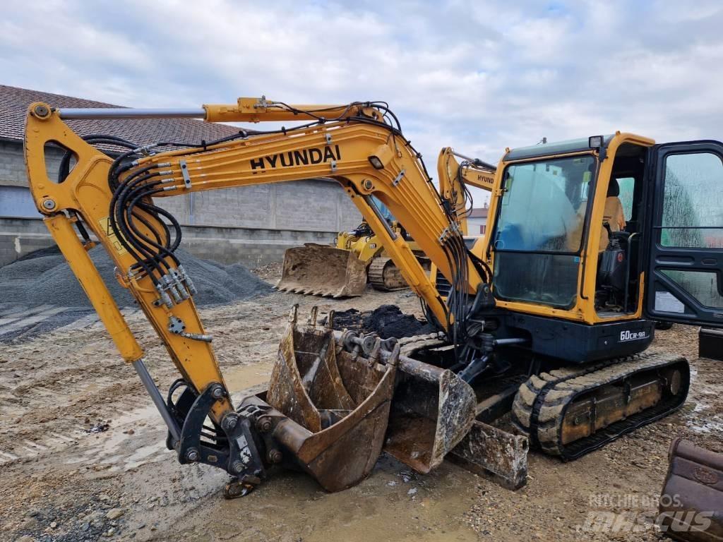 Hyundai R60CR-9A Mini ekskavatörler, 7 tona dek