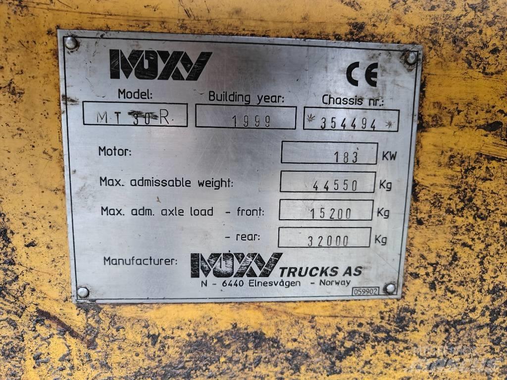 Moxy MT 30 Belden kirma kaya kamyonu
