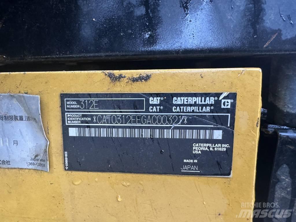 CAT 312E Paletli ekskavatörler