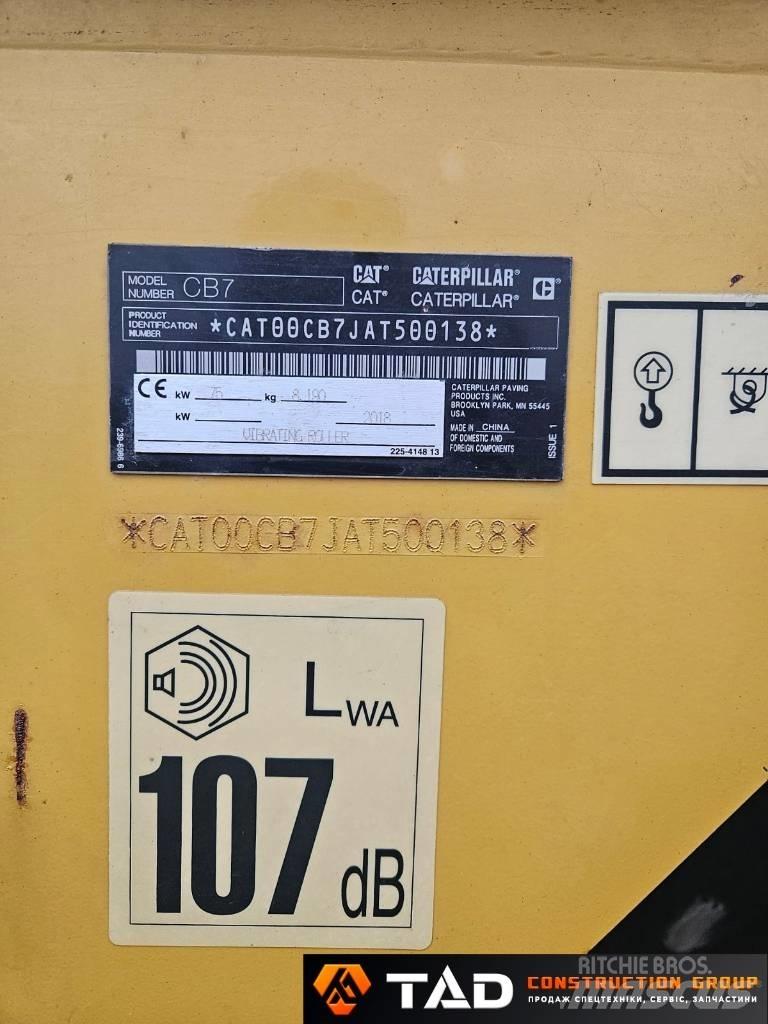 CAT CB 7 Diğer silindirler