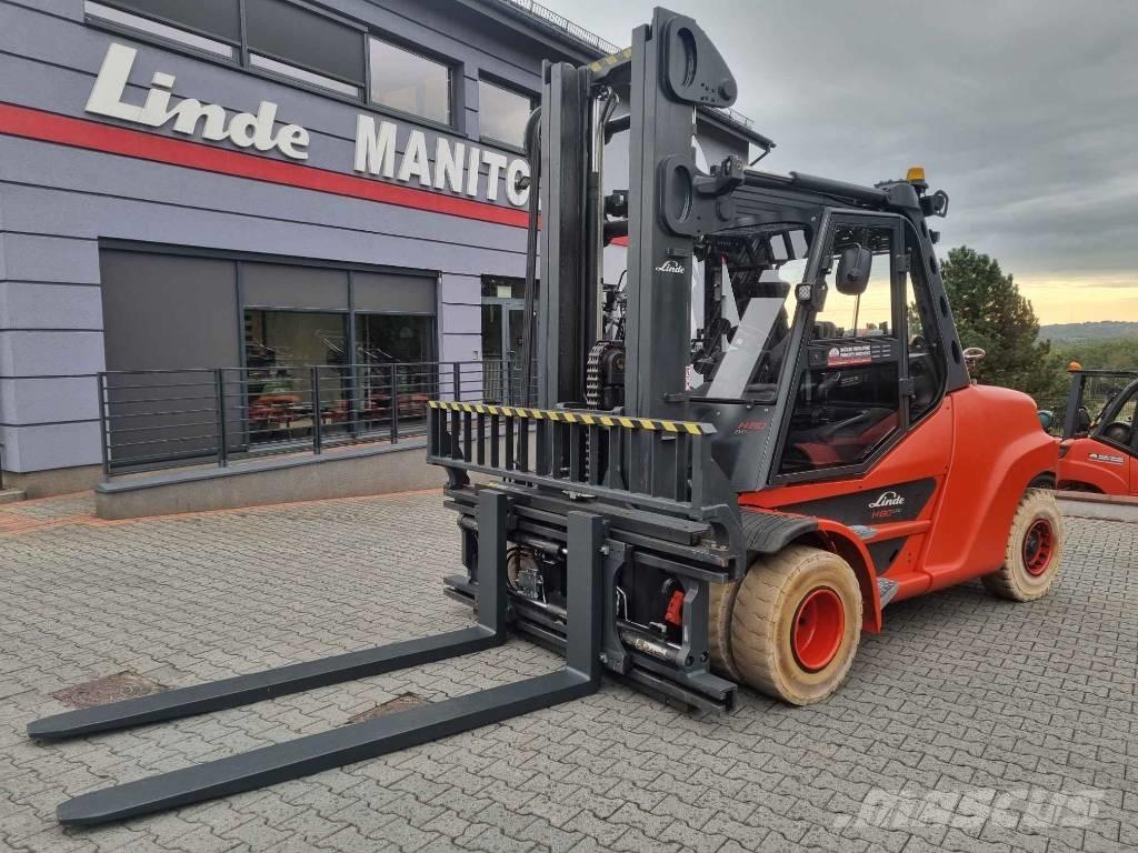 Linde H80T-03/1100 LPG'li forkliftler