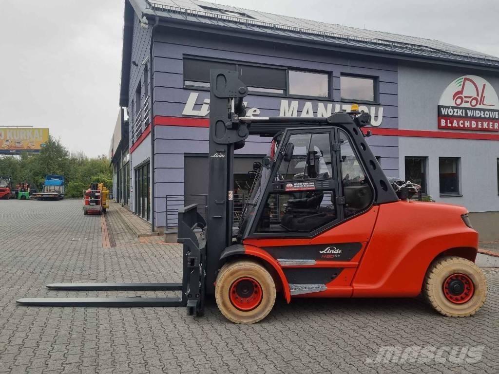 Linde H80T-03/1100 LPG'li forkliftler