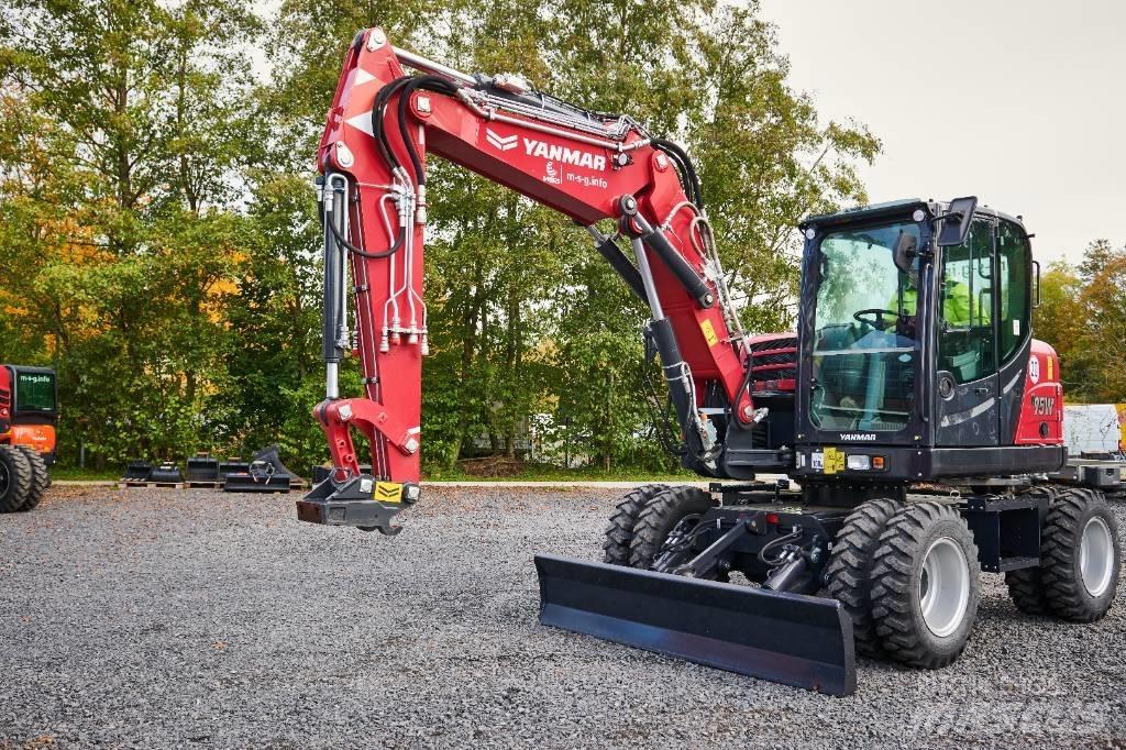Yanmar B95W Lastik tekerli ekskavatörler