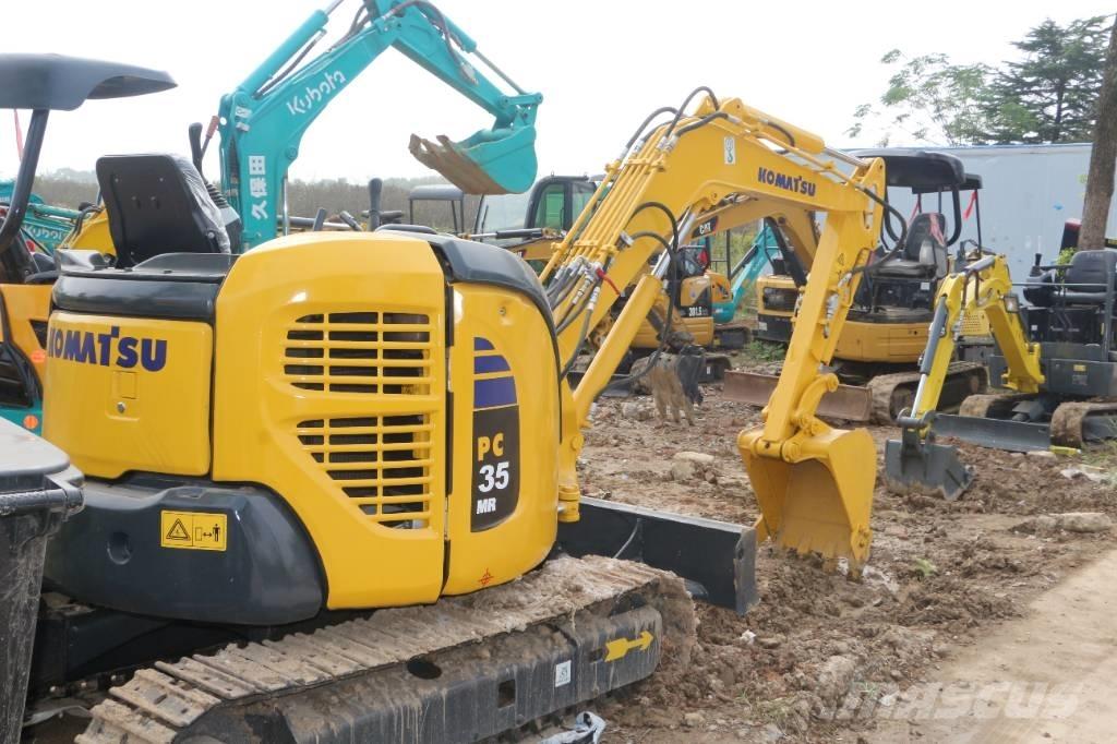 Komatsu pc35 Mini ekskavatörler, 7 tona dek