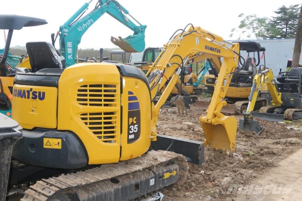 Komatsu pc35 Mini ekskavatörler, 7 tona dek