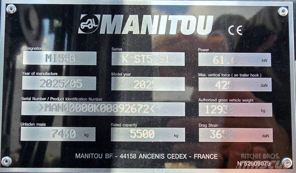 Manitou MI 55 G LPG'li forkliftler