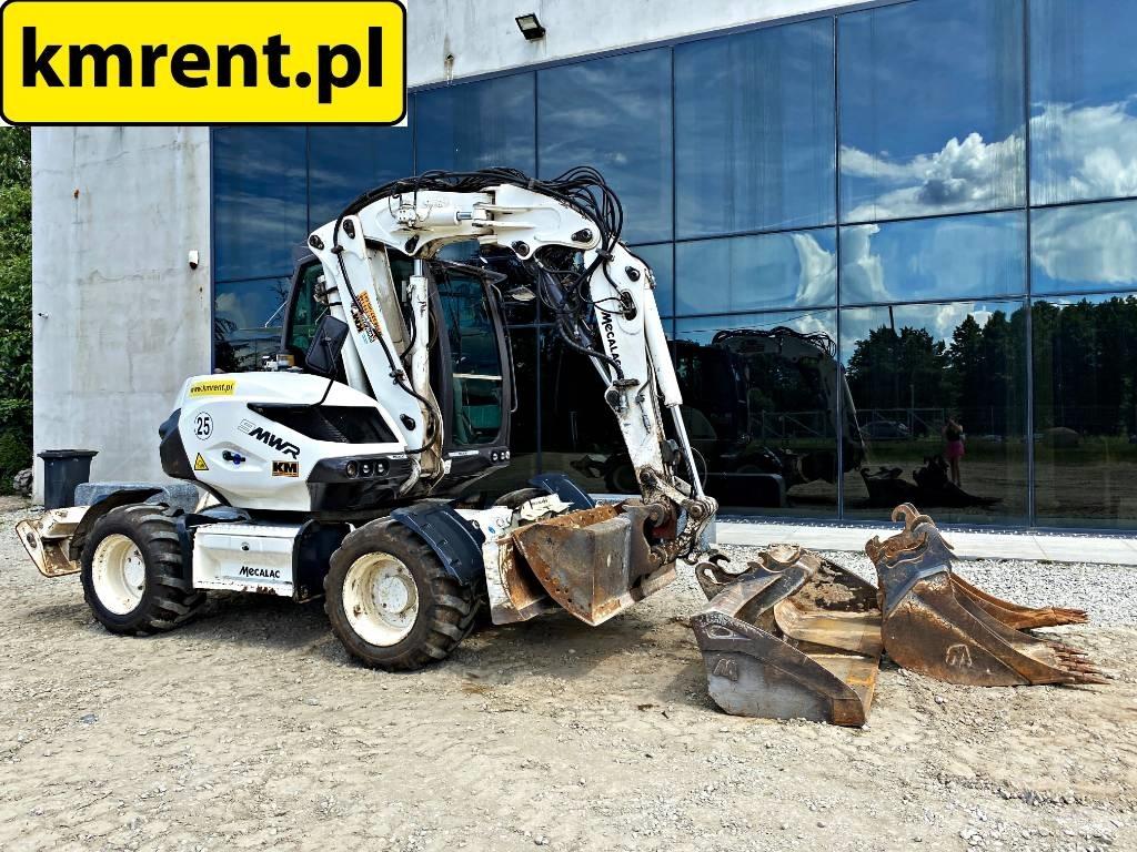 Mecalac 9 MWR Lastik tekerli ekskavatörler