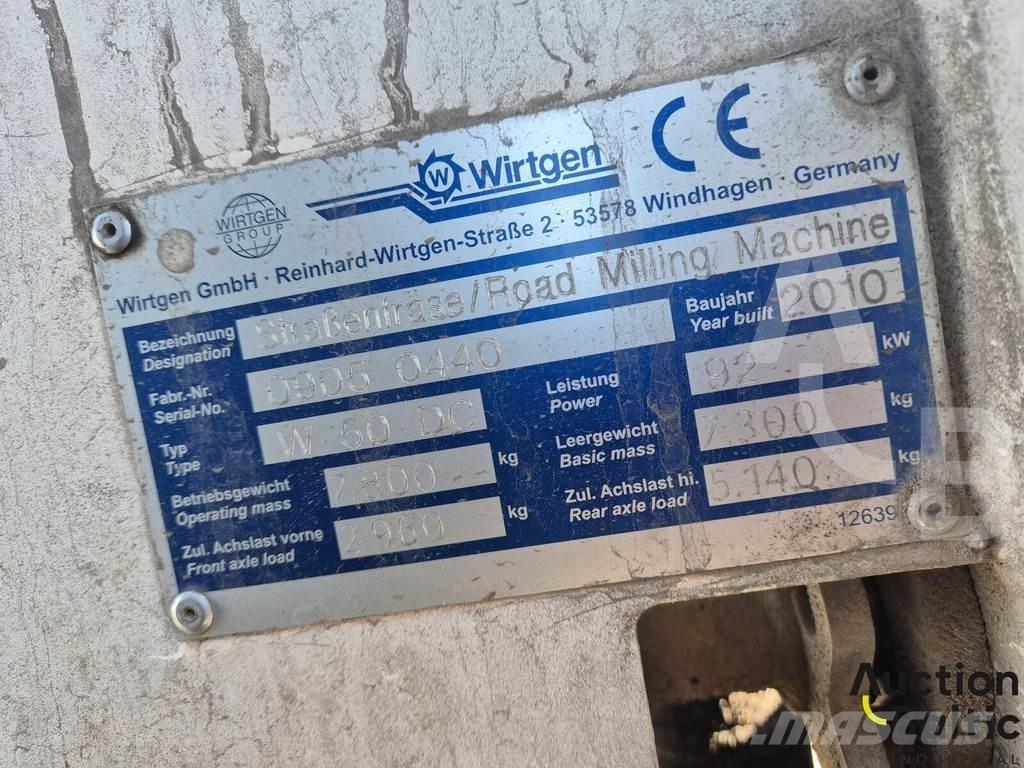 Wirtgen W50DC Asfalt kaziyicilar