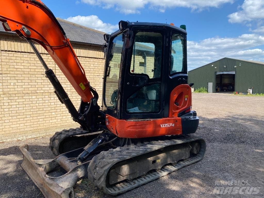 Kubota Kx057 Mini ekskavatörler, 7 tona dek