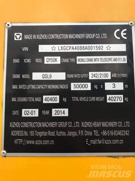 XCMG QY50K UNUSED Yol-Arazi Tipi Vinçler (AT)