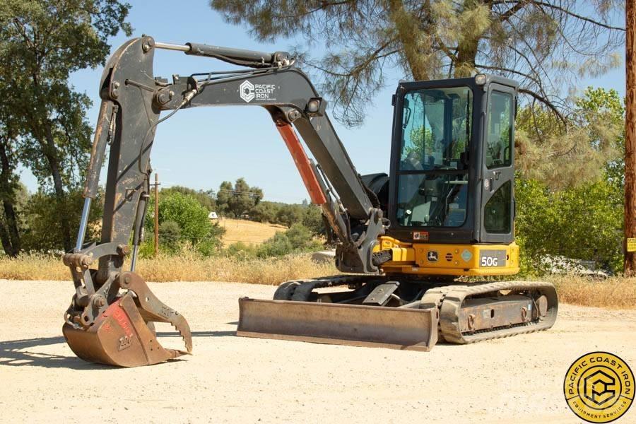 DEERE 50G Mini ekskavatörler, 7 tona dek