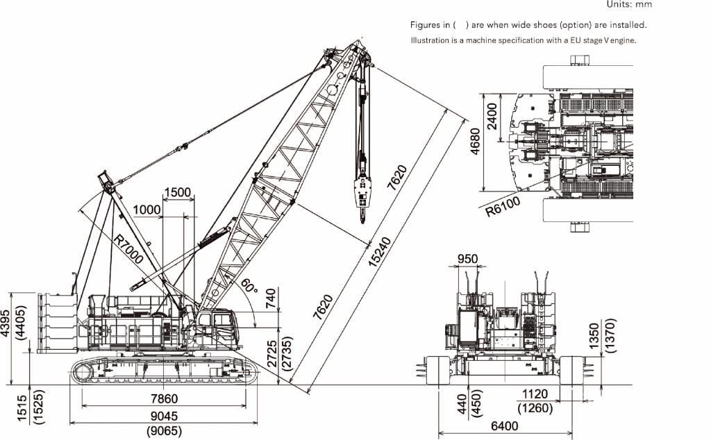 sumitomo SCX2800A-3 Paletli vinçler