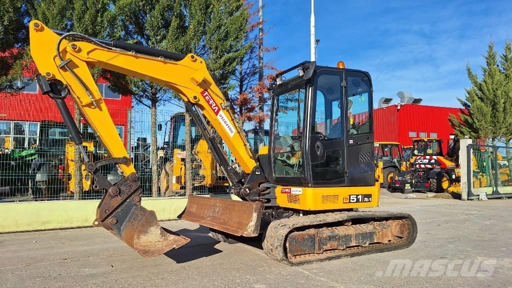 JCB 51 R-1 Mini ekskavatörler, 7 tona dek